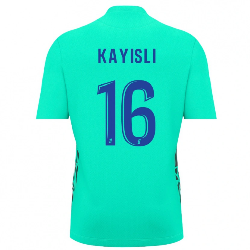 Danxen Criança Mehmet Kayisli #16 Azul Aquamarina Camisola Guarda-Redes 2025/26 Camisa Brasil