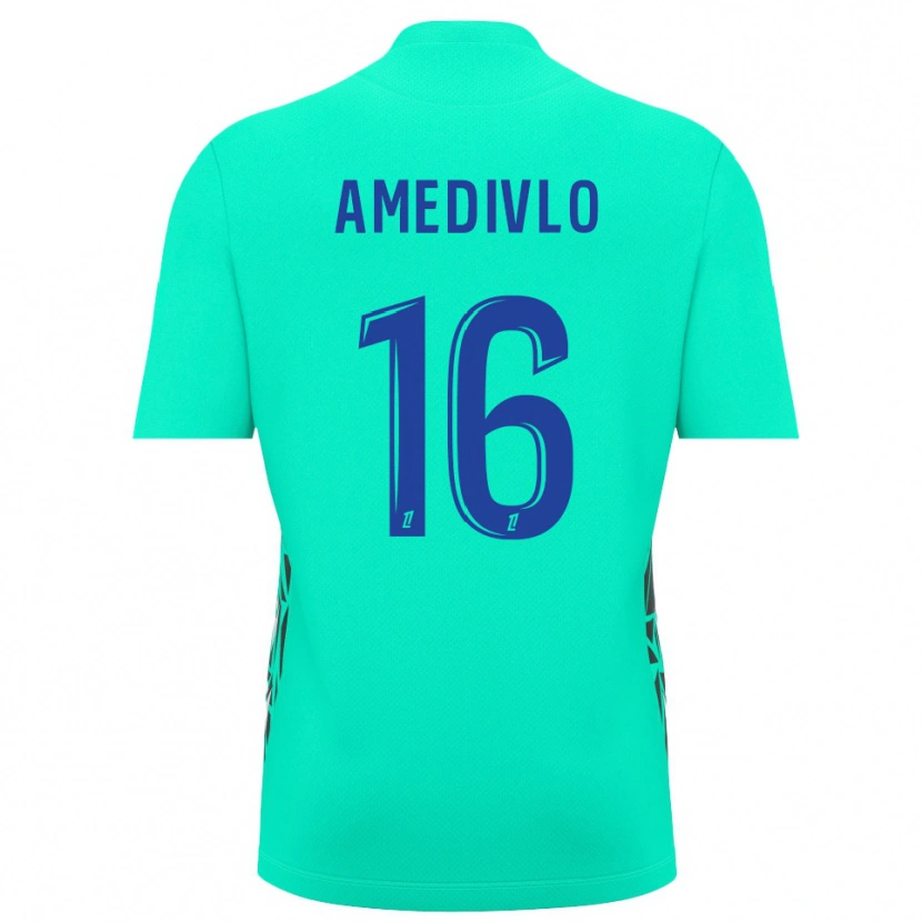 Danxen Criança Rayann Amedivlo #16 Azul Aquamarina Camisola Guarda-Redes 2025/26 Camisa Brasil