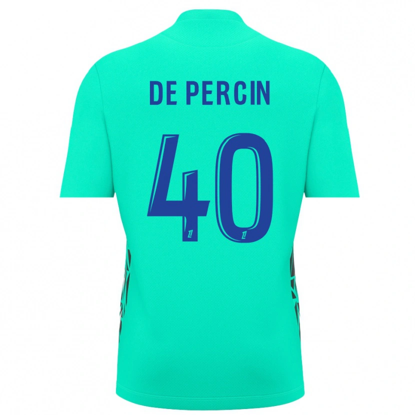 Danxen Criança Théo De Percin #40 Azul Aquamarina Camisola Guarda-Redes 2025/26 Camisa Brasil