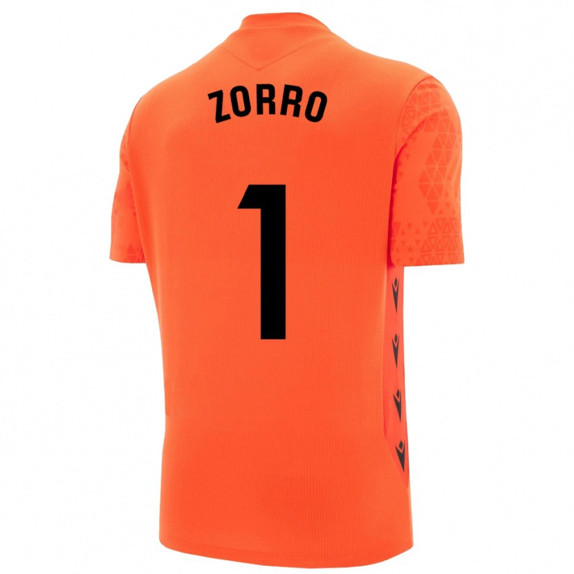 Danxen Criança Zorro #1 Laranja Preto Camisola Guarda-Redes 2025/26 Camisa Brasil