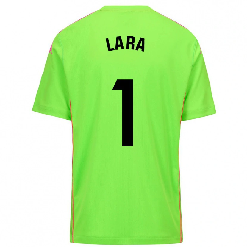 Danxen Criança Lara Lara De Las Heras Coello #1 Lirme Rosa Profundo Camisola Guarda-Redes 2025/26 Camisa Brasil