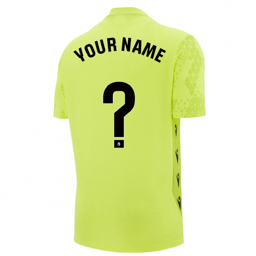 Danxen Criança Burgos CF Verde Amarelo Preto Camisola Guarda-Redes 2025/26 Camisa Brasil