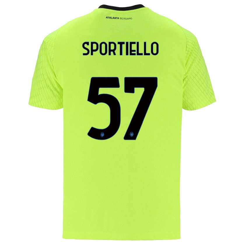 Danxen Criança Marco Sportiello #57 Verde Amarelo Vermelho Camisola Guarda-Redes 2025/26 Camisa Brasil