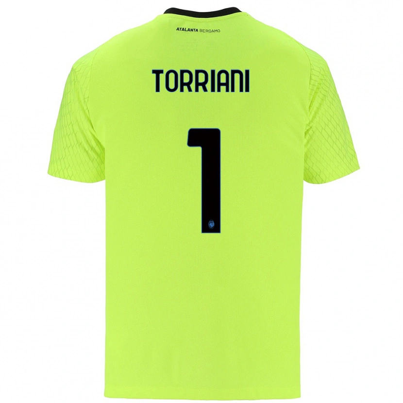 Danxen Criança Andrea Torriani #1 Verde Amarelo Vermelho Camisola Guarda-Redes 2025/26 Camisa Brasil