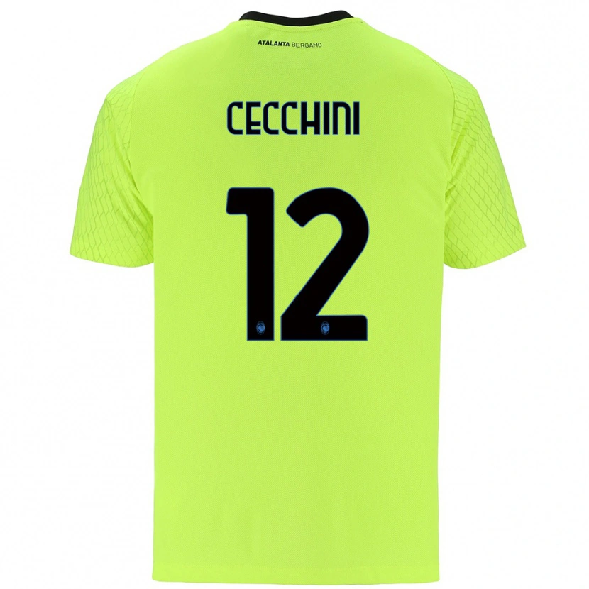 Danxen Criança Filippo Cecchini #12 Verde Amarelo Vermelho Camisola Guarda-Redes 2025/26 Camisa Brasil