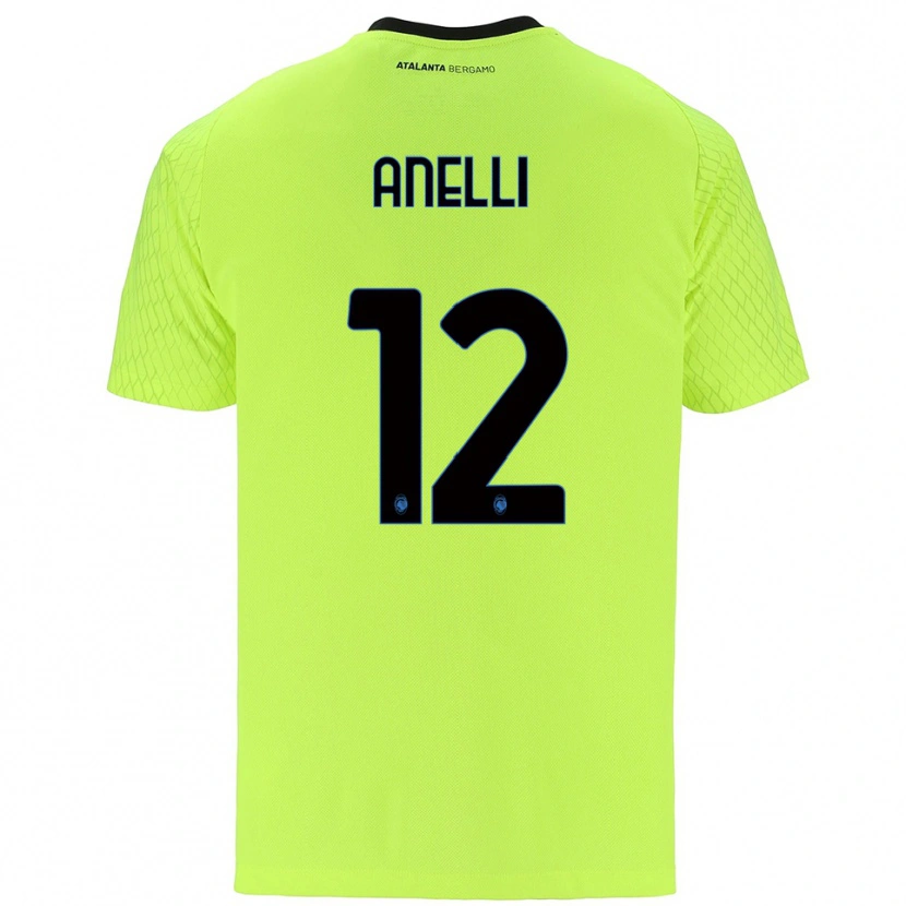 Danxen Criança Alessandro Anelli #12 Verde Amarelo Vermelho Camisola Guarda-Redes 2025/26 Camisa Brasil
