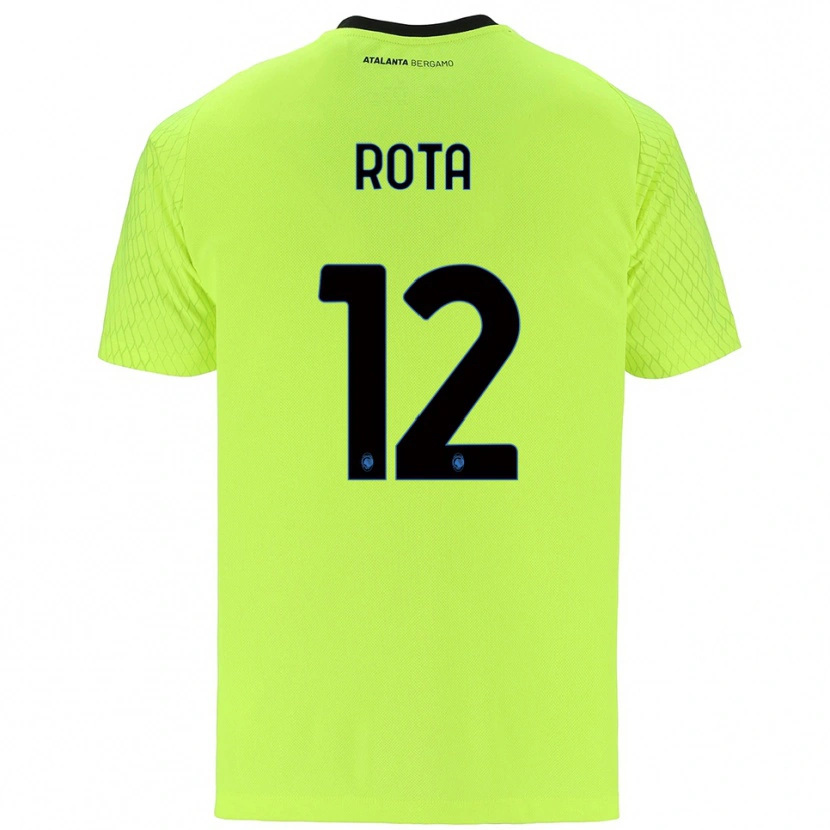 Danxen Criança Nicolò Rota #12 Verde Amarelo Vermelho Camisola Guarda-Redes 2025/26 Camisa Brasil
