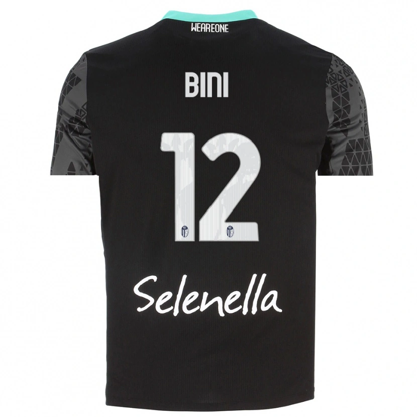 Danxen Criança Cesare Bini #12 Cinza Preto Branco Camisola Guarda-Redes 2025/26 Camisa Brasil