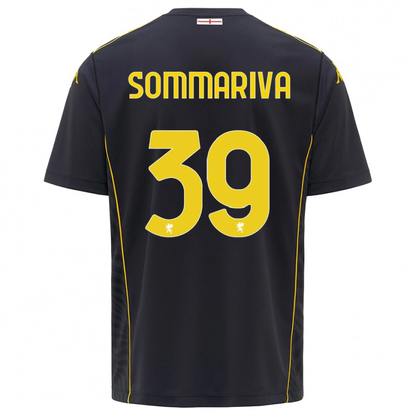 Danxen Criança Daniele Sommariva #39 Preto Amarelo Camisola Guarda-Redes 2025/26 Camisa Brasil