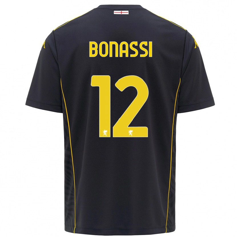 Danxen Criança Lorenzo Bonassi #12 Preto Amarelo Camisola Guarda-Redes 2025/26 Camisa Brasil