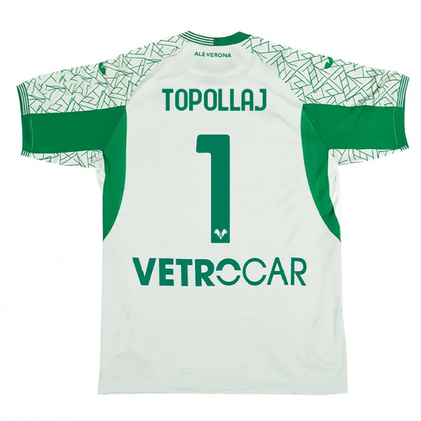 Danxen Criança Mark Topollaj #1 Verde Vermelho Camisola Guarda-Redes 2025/26 Camisa Brasil