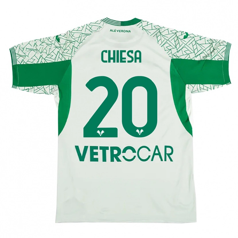Danxen Criança Mattia Chiesa #20 Verde Vermelho Camisola Guarda-Redes 2025/26 Camisa Brasil