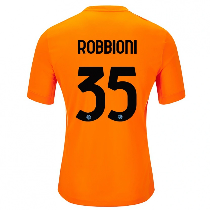 Danxen Criança Matilde Robbioni #35 Laranja Claro Preto Camisola Guarda-Redes 2025/26 Camisa Brasil