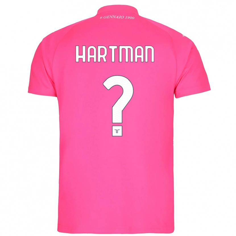 Danxen Criança Thomas Hartman #0 Rosa Intenso Camisola Guarda-Redes 2025/26 Camisa Brasil
