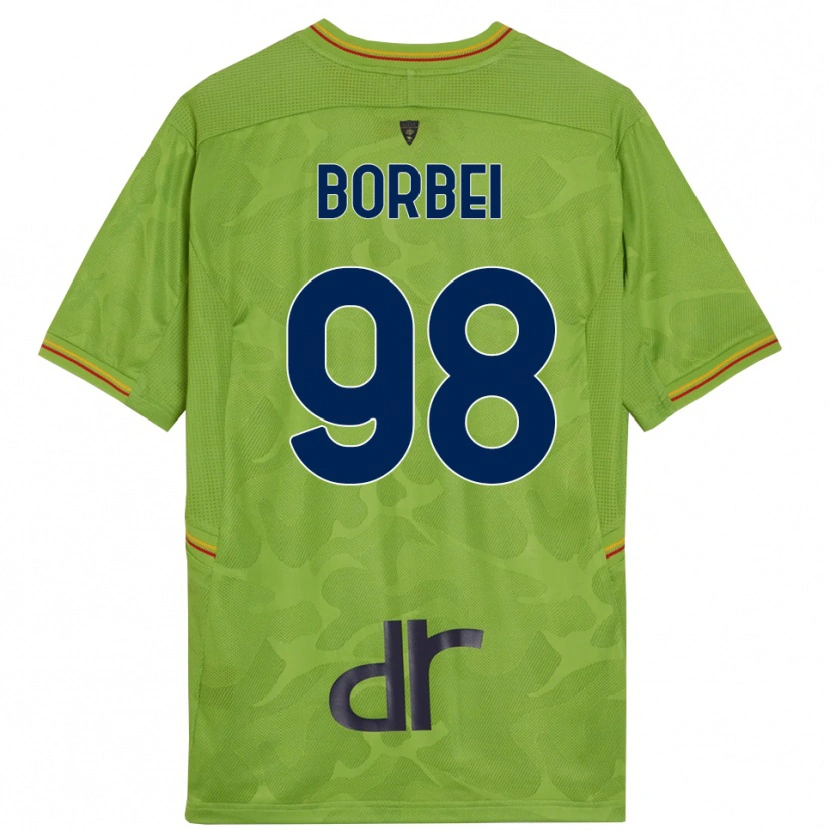 Danxen Criança Alexandru Borbei #98 Verde Floresta Preto Camisola Guarda-Redes 2025/26 Camisa Brasil