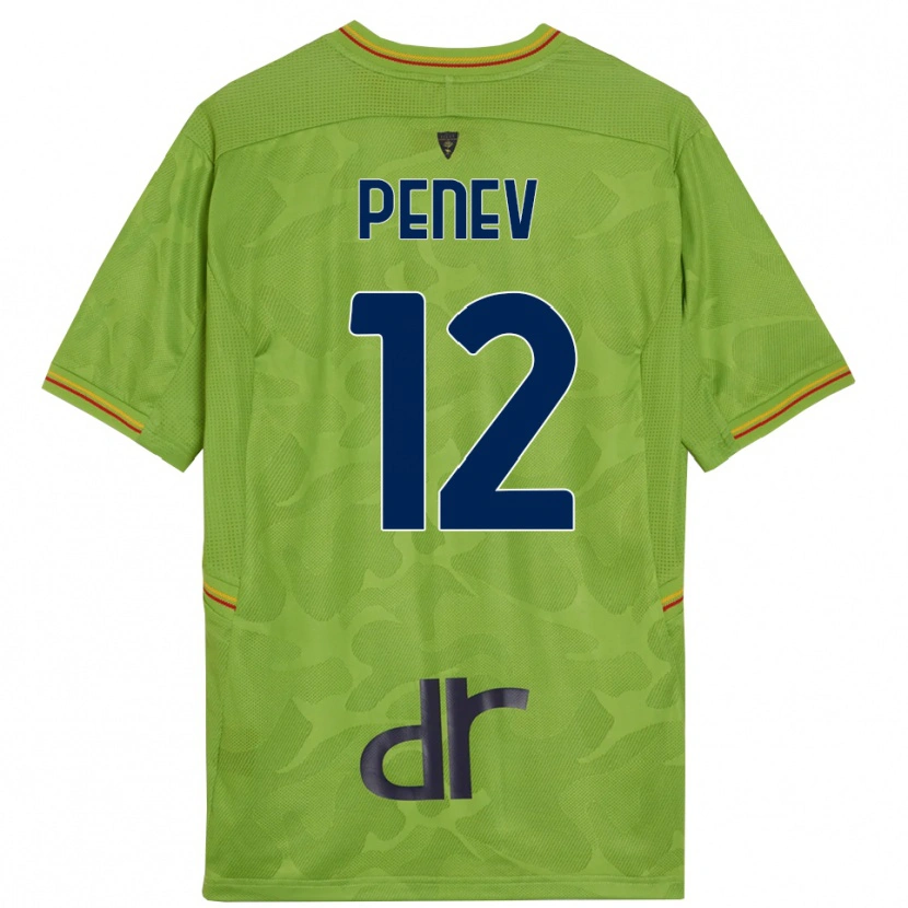 Danxen Criança Plamen Penev #12 Verde Floresta Preto Camisola Guarda-Redes 2025/26 Camisa Brasil
