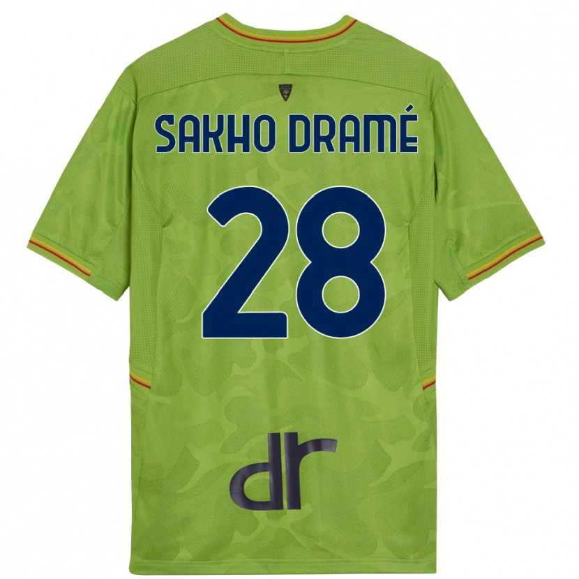 Danxen Criança Samba Sakho Dramé #28 Verde Floresta Preto Camisola Guarda-Redes 2025/26 Camisa Brasil