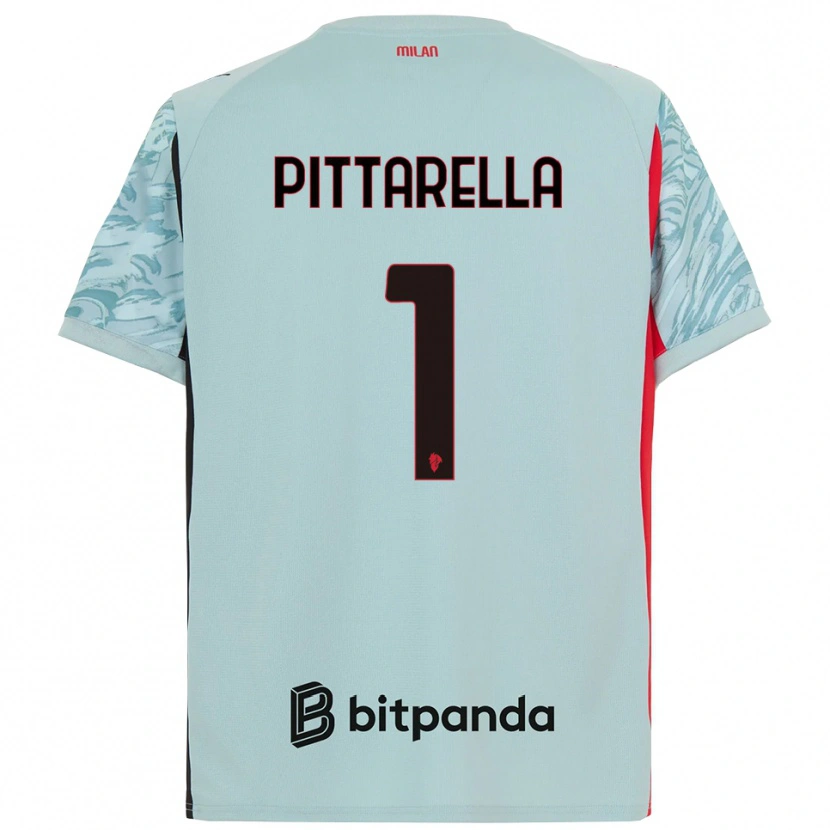 Danxen Criança Matteo Pittarella #1 Azul Claro Vermelho Camisola Guarda-Redes 2025/26 Camisa Brasil