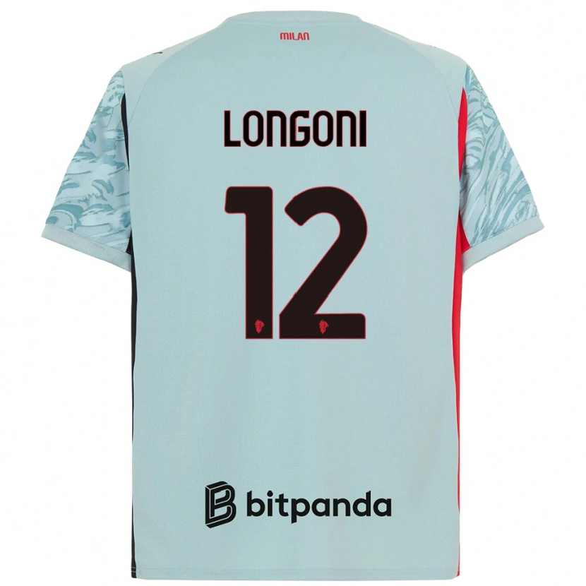 Danxen Criança Alessandro Longoni #12 Azul Claro Vermelho Camisola Guarda-Redes 2025/26 Camisa Brasil