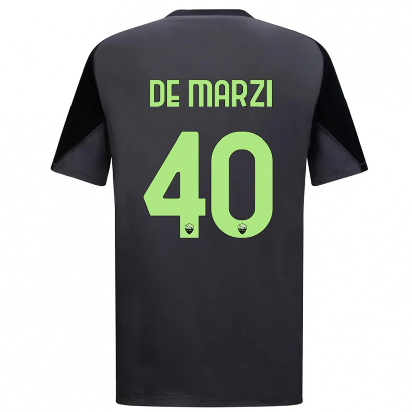 Danxen Criança Giorgio De Marzi #40 Preto Verde Claro Camisola Guarda-Redes 2025/26 Camisa Brasil