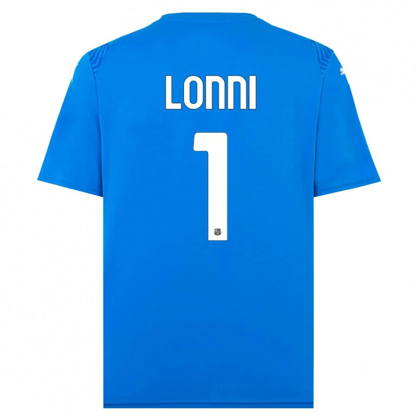 Danxen Criança Lia Lonni #1 Azul Branco Camisola Guarda-Redes 2025/26 Camisa Brasil