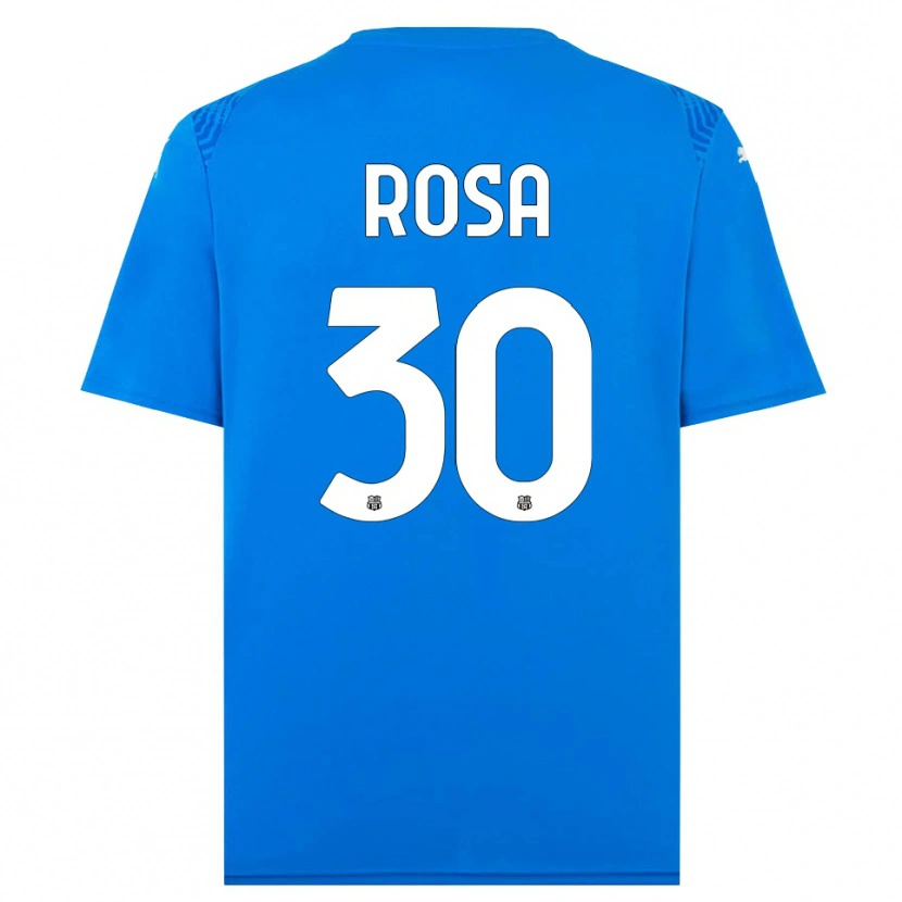 Danxen Criança Enrico Rosa #30 Azul Branco Camisola Guarda-Redes 2025/26 Camisa Brasil