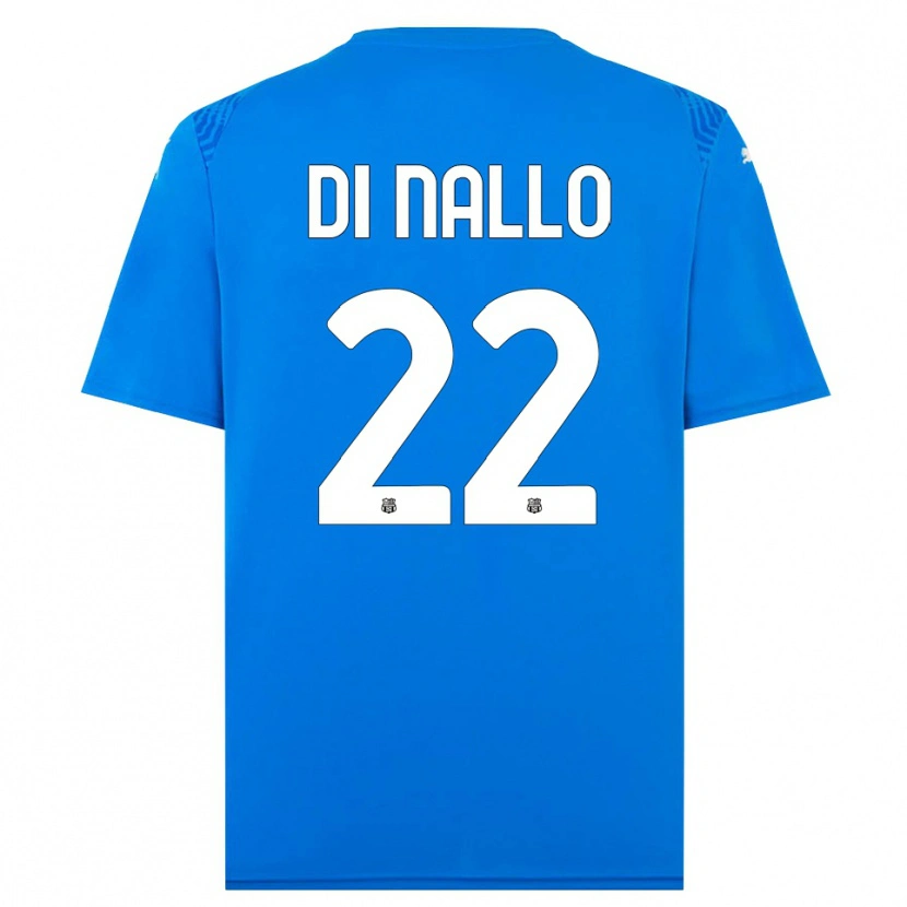 Danxen Criança Erica Di Nallo #22 Azul Branco Camisola Guarda-Redes 2025/26 Camisa Brasil