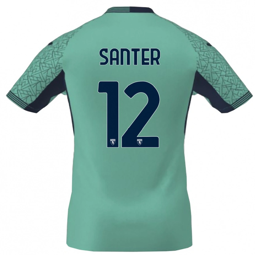Danxen Criança Leonardo Santer #12 Lagoa Azul Camisola Guarda-Redes 2025/26 Camisa Brasil
