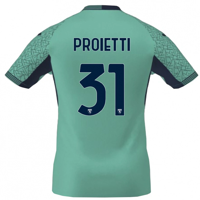Danxen Criança Riccardo Proietti #31 Lagoa Azul Camisola Guarda-Redes 2025/26 Camisa Brasil