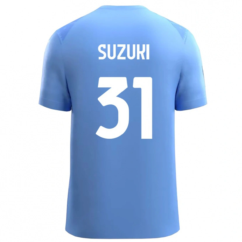 Danxen Criança Zion Suzuki #31 Azul Céu Branco Camisola Guarda-Redes 2025/26 Camisa Brasil