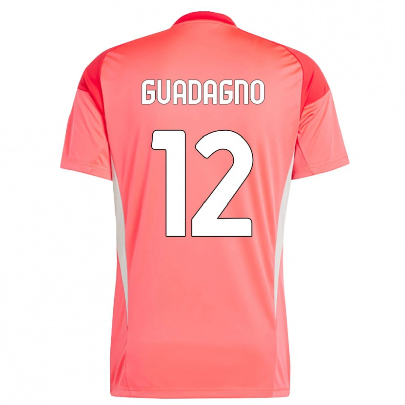 Danxen Criança Johan Guadagno #12 Branco Vermelho Camisola Guarda-Redes 2025/26 Camisa Brasil