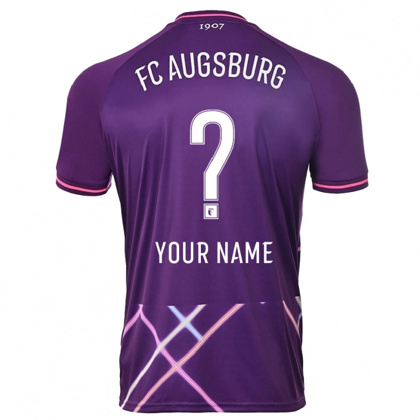 Danxen Criança FC Augsburg Roxo Rosa Camisola Guarda-Redes 2025/26 Camisa Brasil