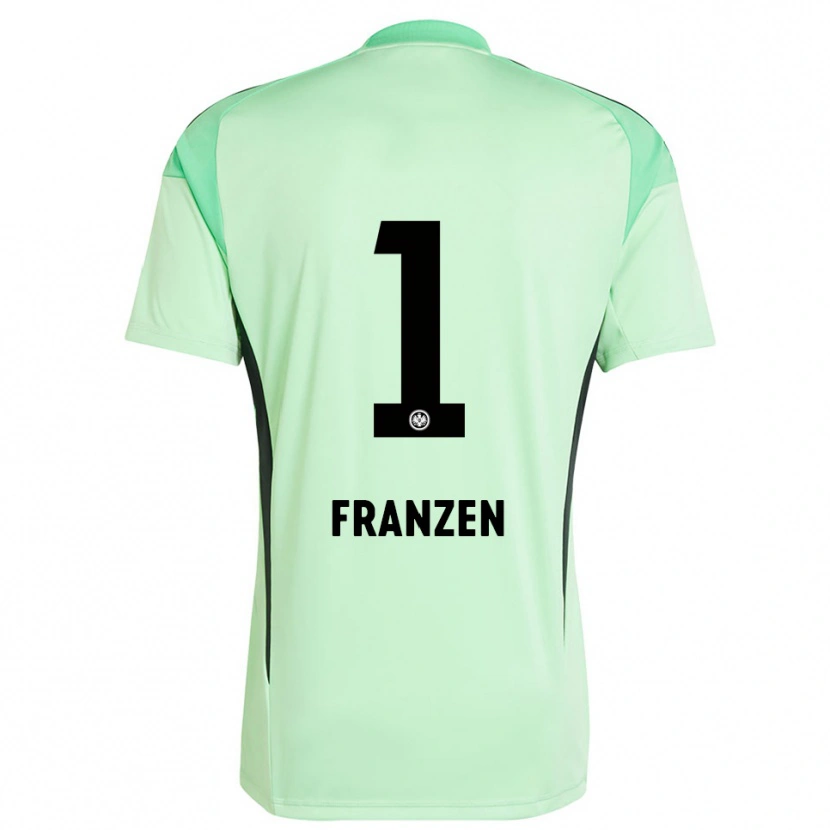 Danxen Criança Marlon Franzen #1 Preto Verde Claro Camisola Guarda-Redes 2025/26 Camisa Brasil