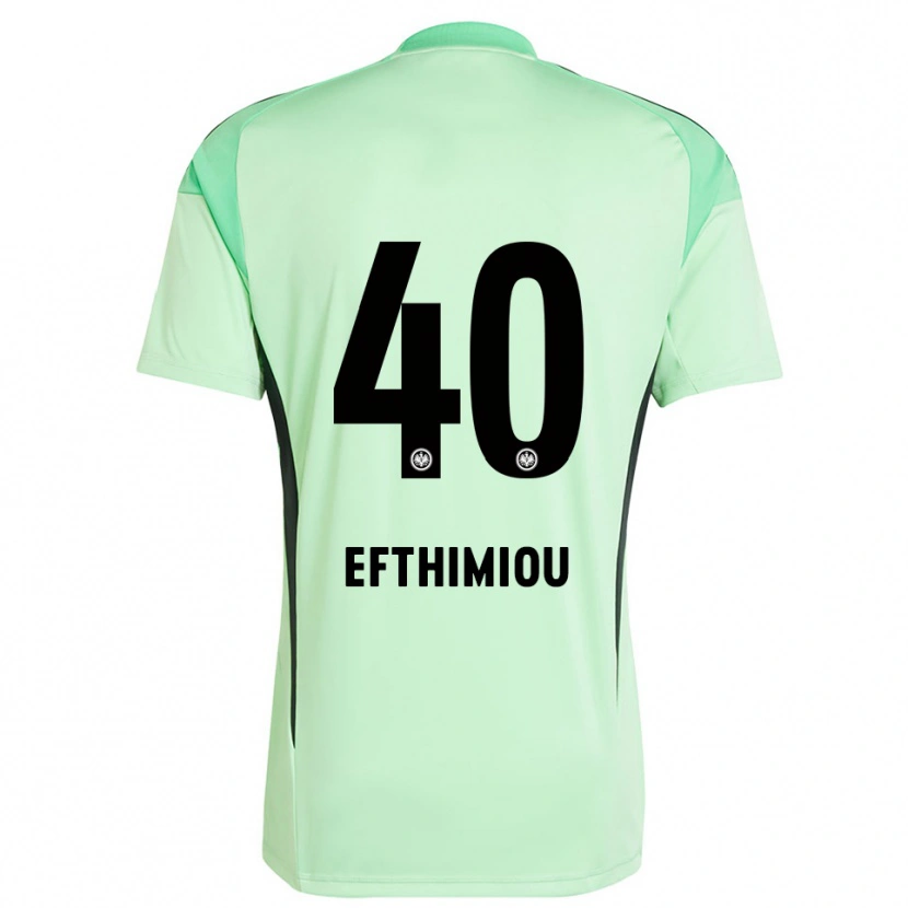 Danxen Criança Sissis Efthimiou #40 Preto Verde Claro Camisola Guarda-Redes 2025/26 Camisa Brasil