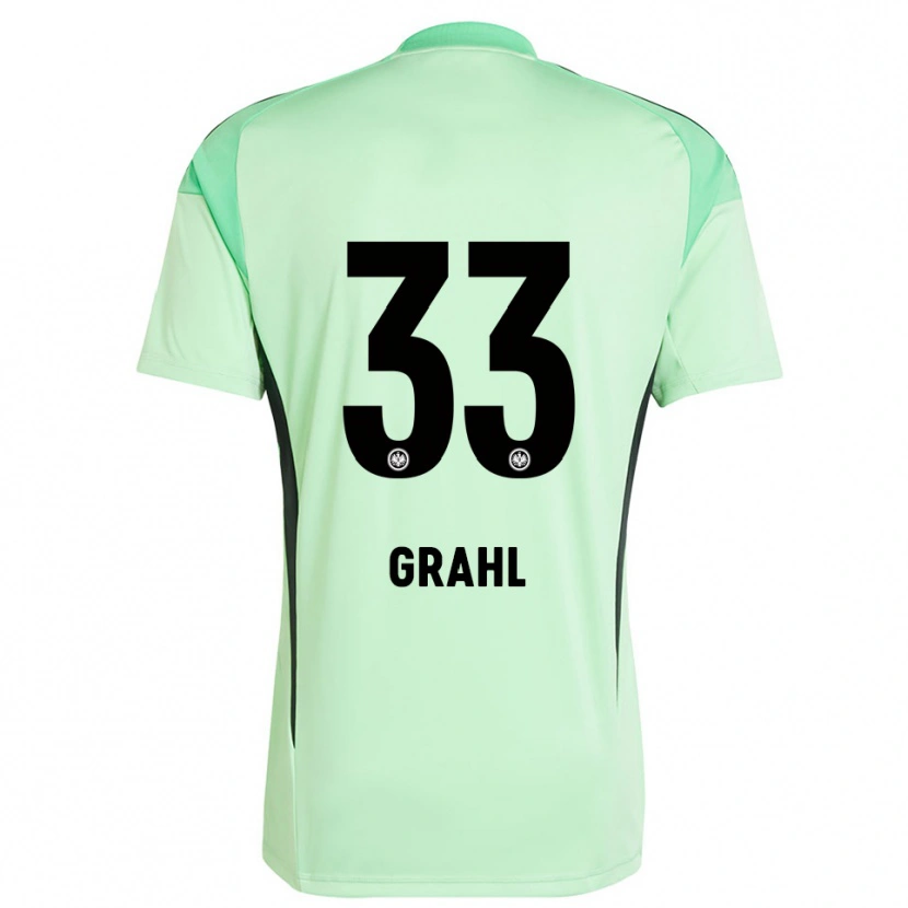 Danxen Criança Jens Grahl #33 Preto Verde Claro Camisola Guarda-Redes 2025/26 Camisa Brasil
