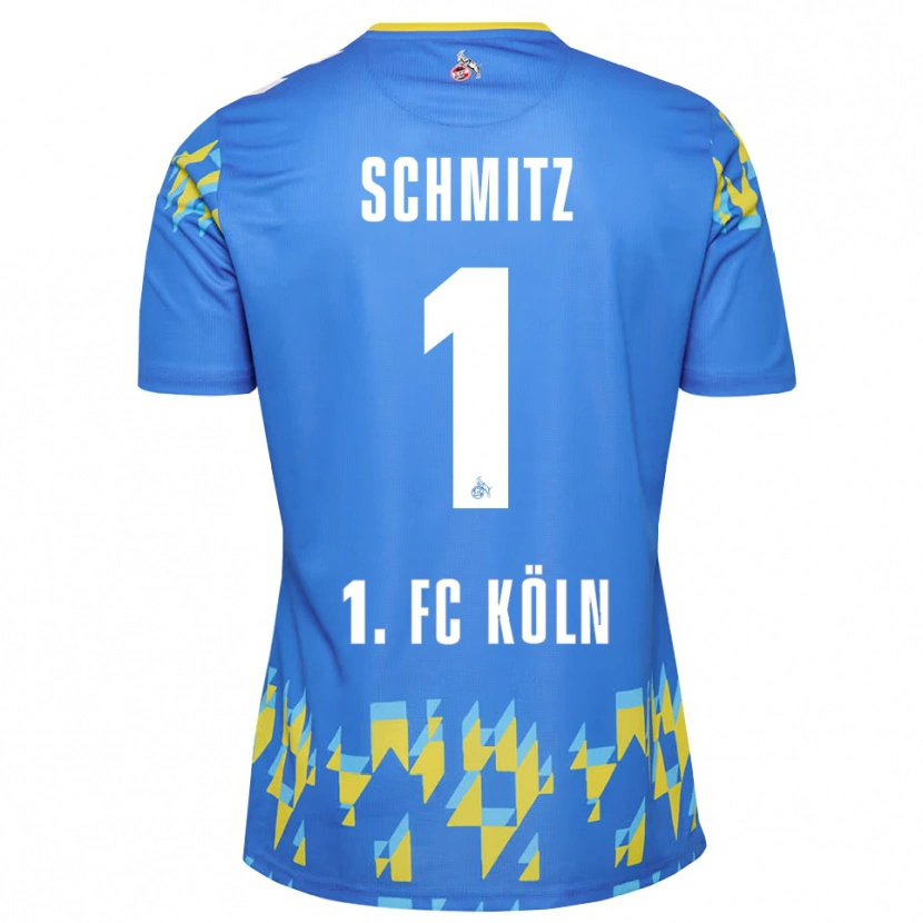 Danxen Criança Lisa Schmitz #1 Azul Centáurea Camisola Guarda-Redes 2025/26 Camisa Brasil