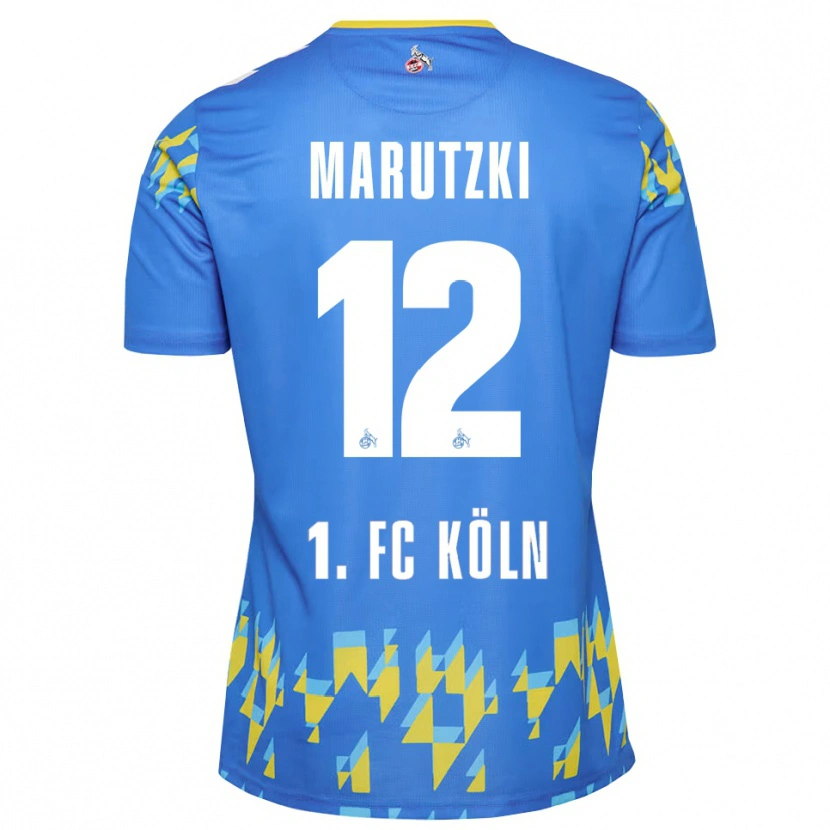 Danxen Criança Mikolaj Marutzki #12 Azul Centáurea Camisola Guarda-Redes 2025/26 Camisa Brasil