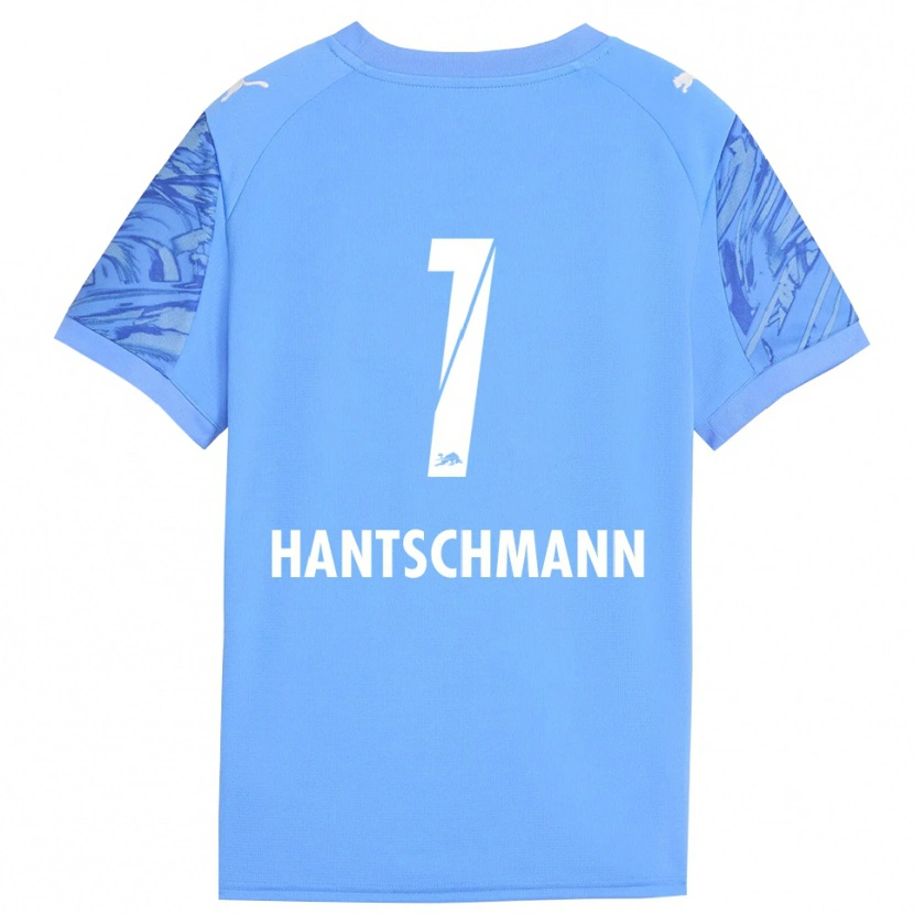 Danxen Criança Franz Hantschmann #1 Azul Real Vermelho Camisola Guarda-Redes 2025/26 Camisa Brasil