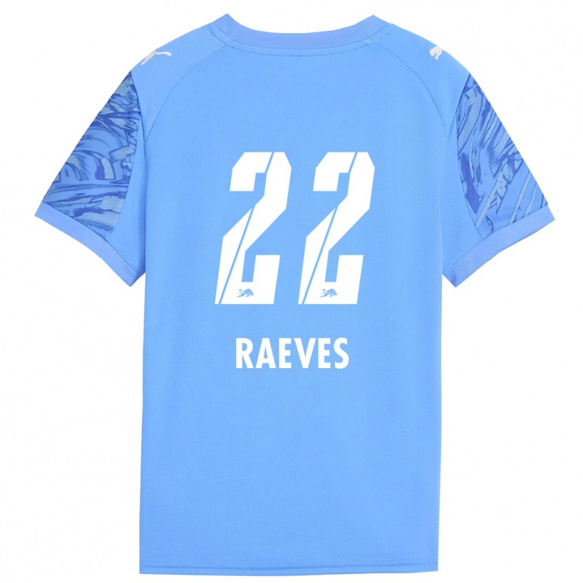 Danxen Criança Dries Raeves #22 Azul Real Vermelho Camisola Guarda-Redes 2025/26 Camisa Brasil