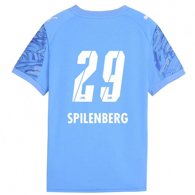 Danxen Criança Maja Spilenberg #29 Azul Real Vermelho Camisola Guarda-Redes 2025/26 Camisa Brasil