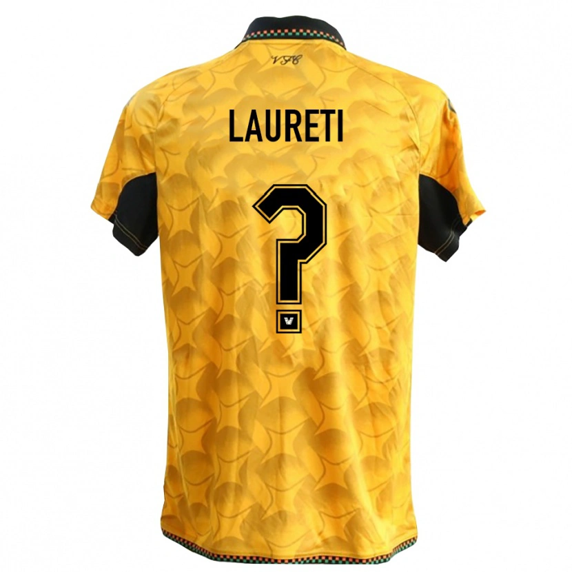 Danxen Criança Tommaso Laureti #0 Amarelo Preto Camisola Guarda-Redes 2025/26 Camisa Brasil