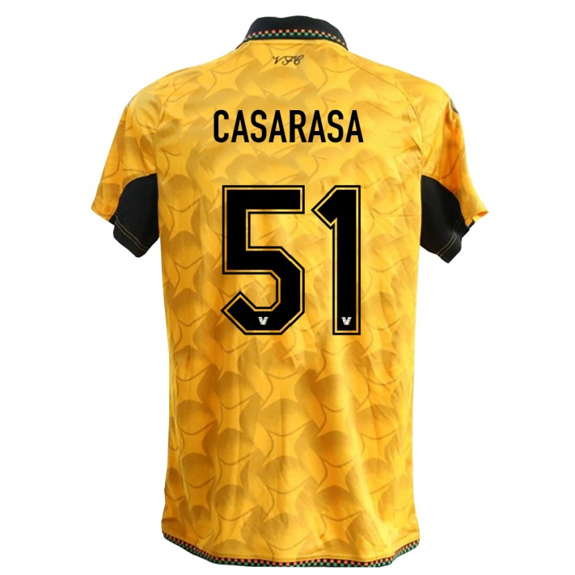 Danxen Criança Asia Casarasa #51 Amarelo Preto Camisola Guarda-Redes 2025/26 Camisa Brasil