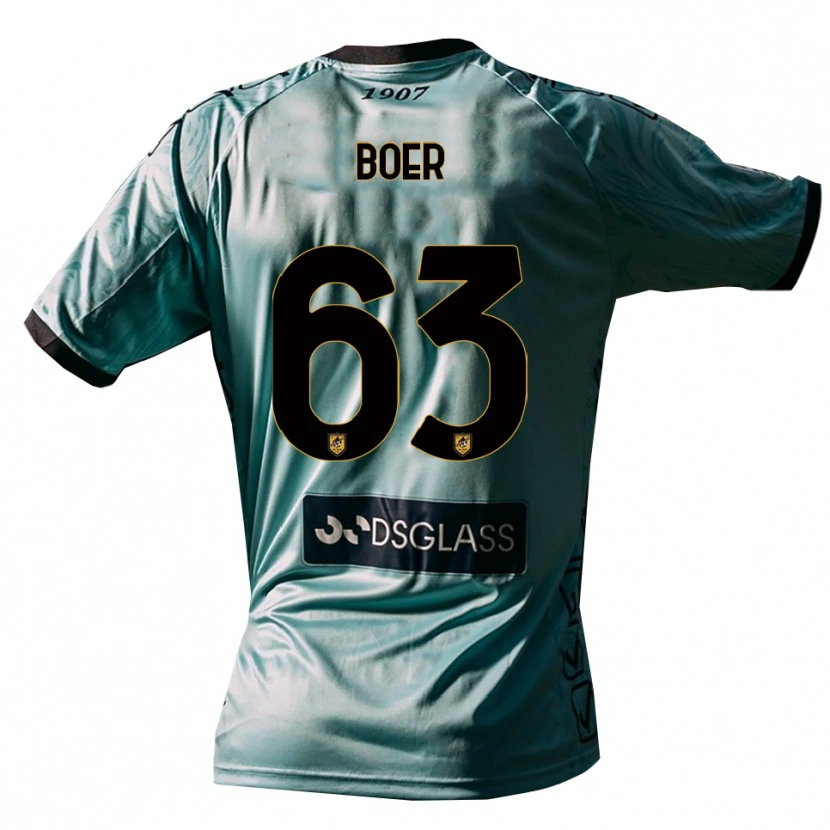 Danxen Criança Pietro Boer #63 Azul Claro Branco Camisola Guarda-Redes 2025/26 Camisa Brasil