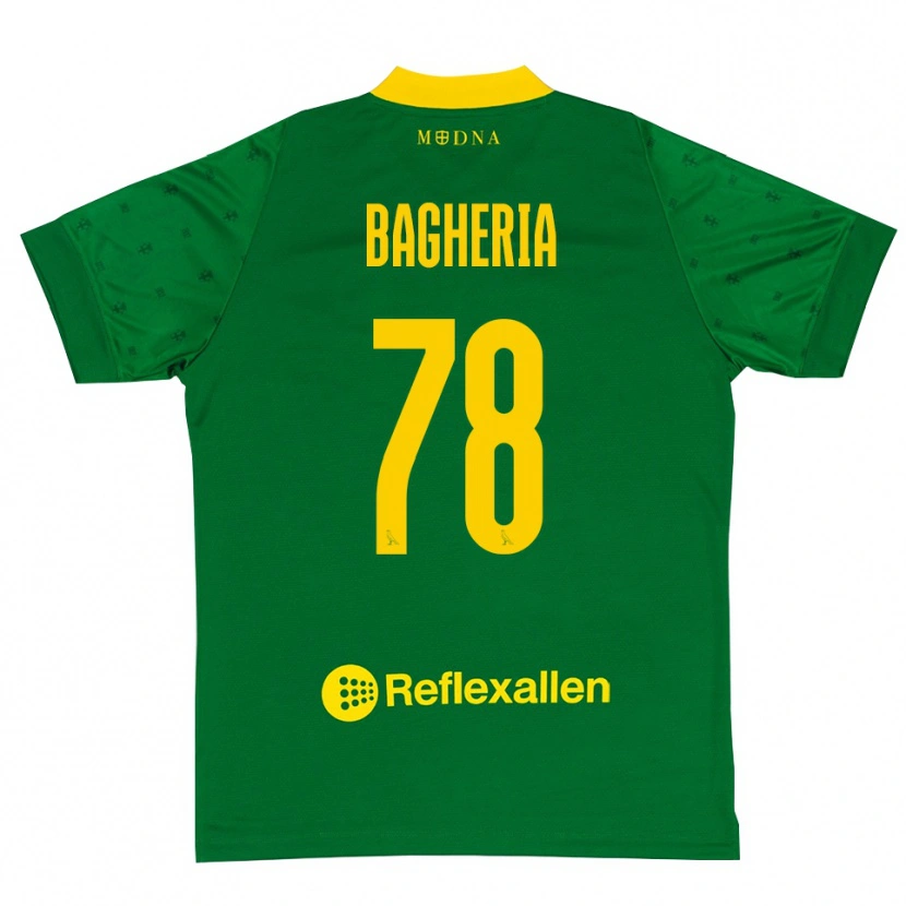 Danxen Criança Fabrizio Bagheria #78 Verde Amarelo Camisola Guarda-Redes 2025/26 Camisa Brasil