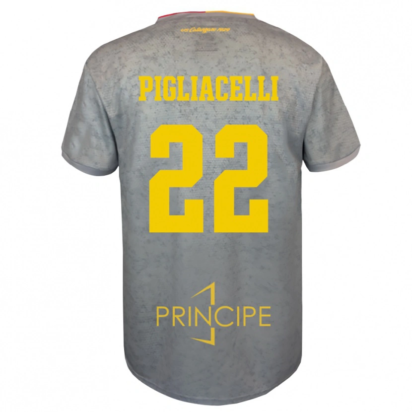 Danxen Criança Mirko Pigliacelli #22 Prata Marrom Arenoso Camisola Guarda-Redes 2025/26 Camisa Brasil