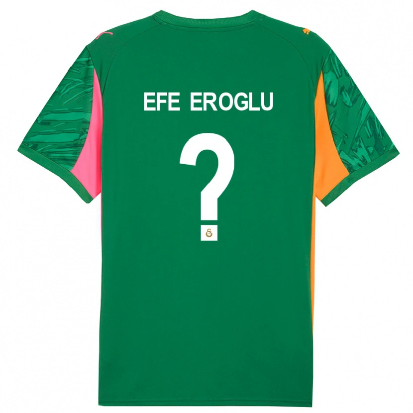Danxen Criança Cem Efe Eroğlu #0 Rosa Laranja Verde Camisola Guarda-Redes 2025/26 Camisa Brasil