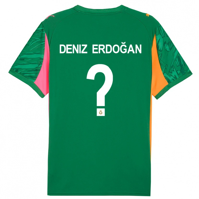 Danxen Criança Ali Deniz Erdoğan #0 Rosa Laranja Verde Camisola Guarda-Redes 2025/26 Camisa Brasil