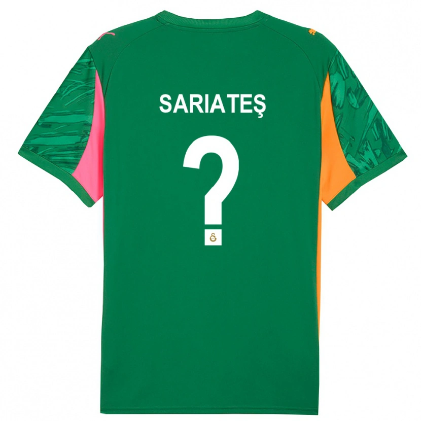 Danxen Criança Taha Sarıateş #0 Rosa Laranja Verde Camisola Guarda-Redes 2025/26 Camisa Brasil