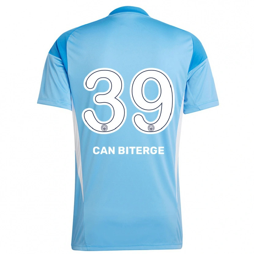 Danxen Criança Engin Can Biterge #39 Azul Real Branco Camisola Guarda-Redes 2025/26 Camisa Brasil
