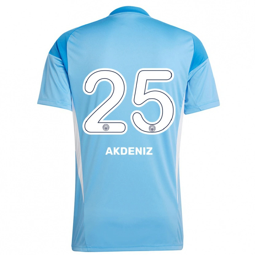 Danxen Criança Zeynep Akdeniz #25 Azul Real Branco Camisola Guarda-Redes 2025/26 Camisa Brasil